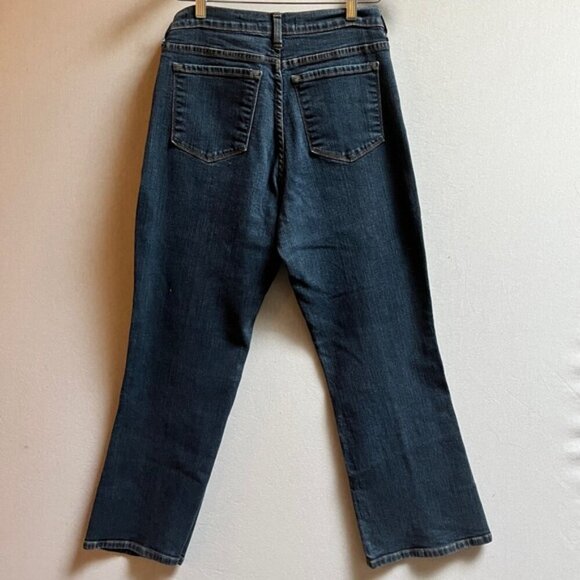 NYDJ tummy tuck high rise bootcut dark wash jeans Sz 14P - Picture 2 of 11